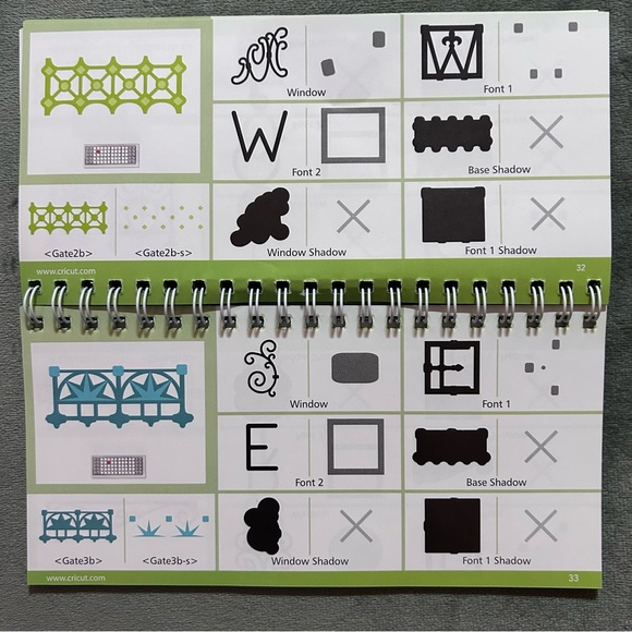 Cricut ORNAMENTAL IRON shapes & font - Picture 8 of 14